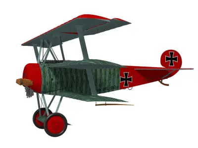 Fokker Dr I 3D model buy