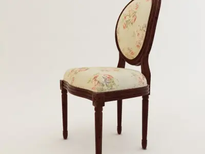 Louis XV style Chair 3D model