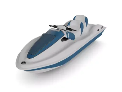 Jet Ski 3D model by adamhazard - PBR