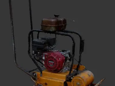 Ramming machine Scan Test Free Free 3D model