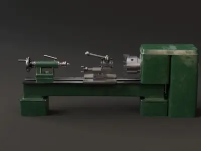 Lathe 3D model