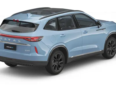 2024 GWM Haval H6 HEV with Interior 3D model purchase