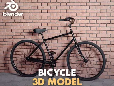 bicycle Blender 3D model