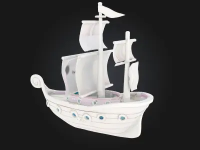 Kawaii Ship Adventure 3D model