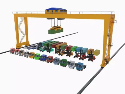 equipment Low-poly 3D model