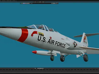 F-104 Starfighter Free 3D model