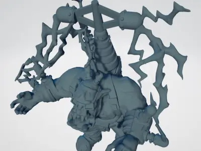 Crazy Electric Fungus 3D model