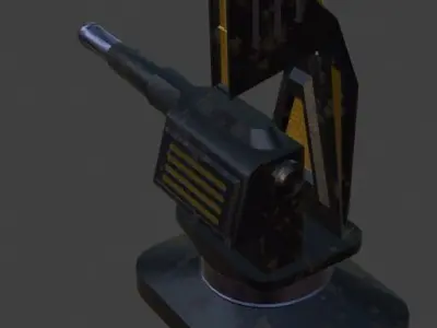 TD Tower 0017 Low-poly 3D model