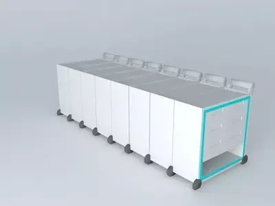 cart with frame Free 3D model