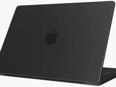 Apple MacBook Pro 14 M5 2025 Space Black 3D model