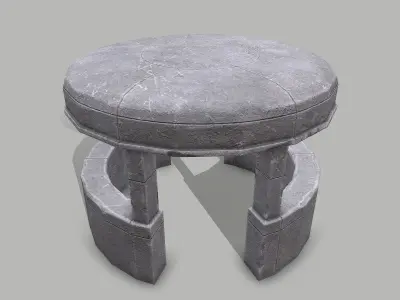 Military Bunker 5 Low-poly 3D model