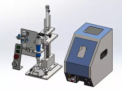 Automatic Screw Tightening Machine 3D model