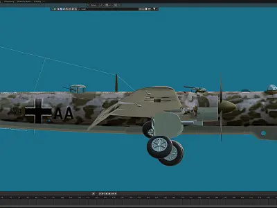 He 177  Free 3D model