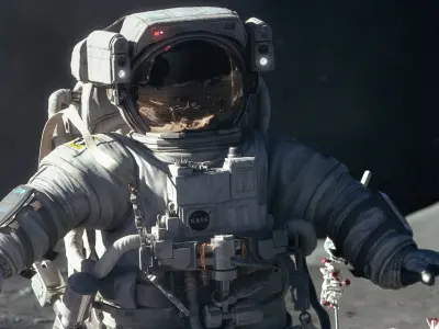 Astronaut 3D model shop