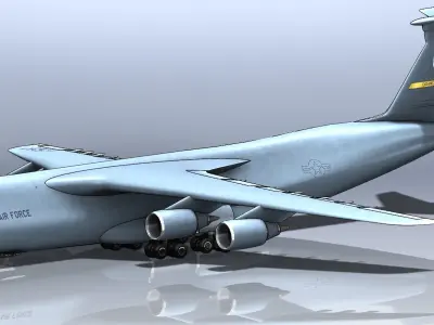 Lockheed C-5M Galaxy 3D model