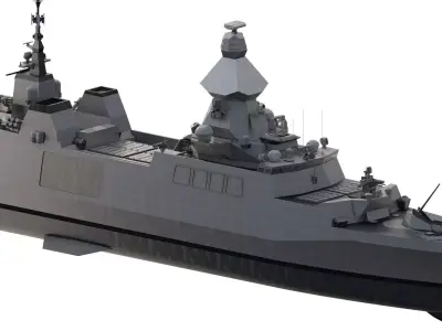 MULTI TASKING FRIGATE SIGMA CLASS 3D model
