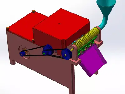 Walnut Shelling Machine  3D model