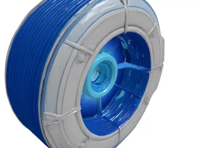 Glowing Blue Energy Core 3D model