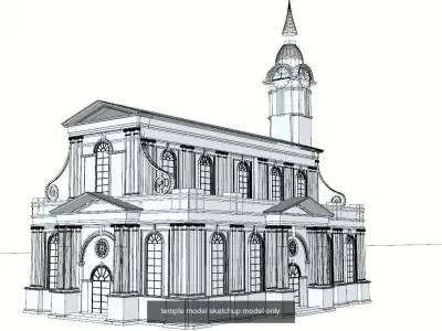 TEMPLE 3D MODEL 3D Model Pack purchase