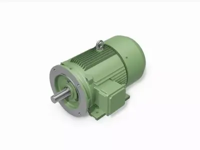 180L B35 Right IEC electric motor - 3D CAD model 3D model
