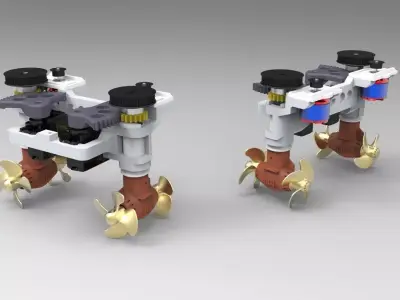 Drive for Seabex One or Seabex Two or other applications 3D print model