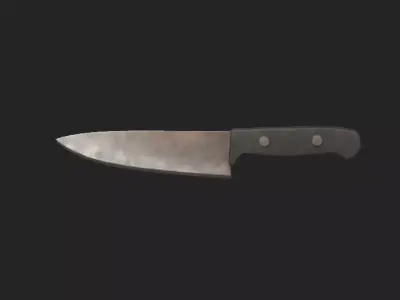 Knife 3D Model 002 Low-poly 3D model
