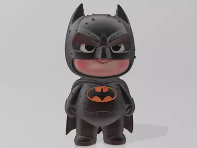 Chibi Batman 3D Model 3D model