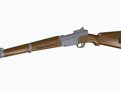 MAS-36 luftwaffe rifle 3D model
