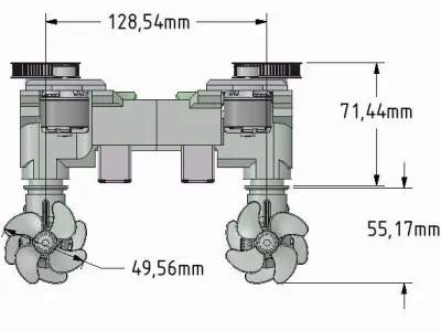 Drive for Seabex One or Seabex Two or other applications 3D print model