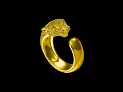 panther ring 3D model purchase
