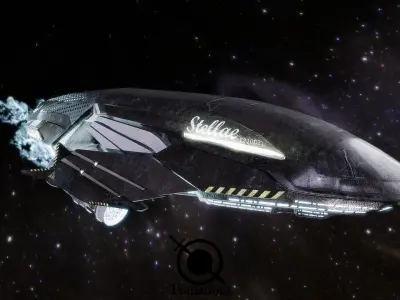 Stelle Starship 3D model