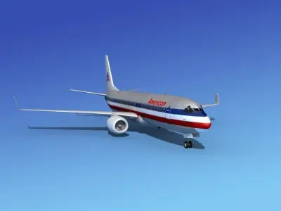 Boeing 737-800 American Airlines 3D model