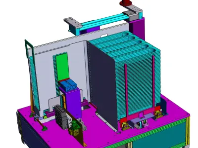Packaging box separation equipment 3D model