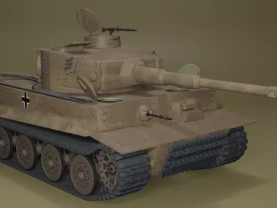 Tiger I 3D model