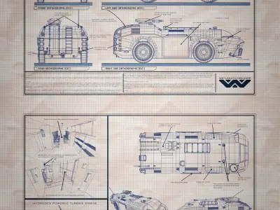 APC M757 city version Low-poly 3D model