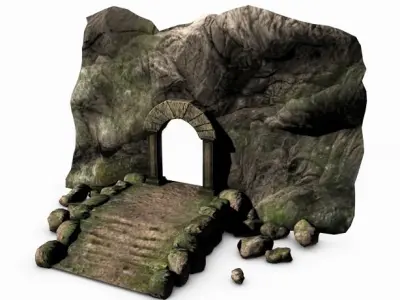 Ancient entrance 3D model