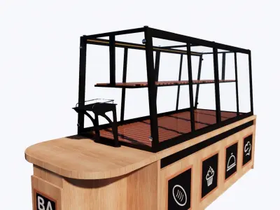 Grocery stand -Revit 2018- 3D model