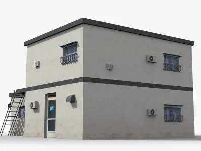 Japanese House x1 Low-poly 3D model