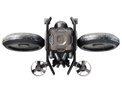 Research drone 3D model
