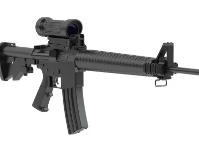 Colt Canada C7A2 3D model