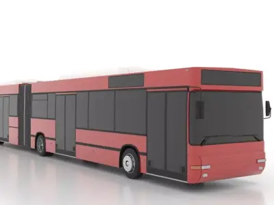 Avtomontaza - Mercedes-Benz O405GN Low-poly 3D model