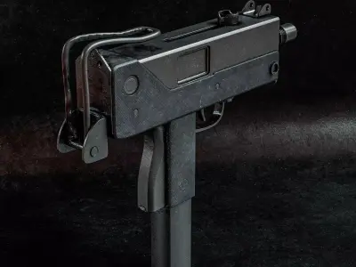 MAC-10 Style Submachine Gun 3D model