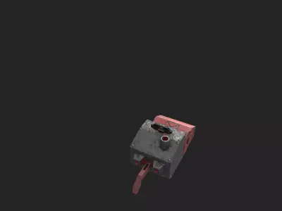Device satelite generator vol2 Low-poly 3D model