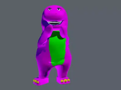 Barney The Dinosaur Free 3D model
