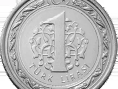 4 country coins Low-poly 3D model