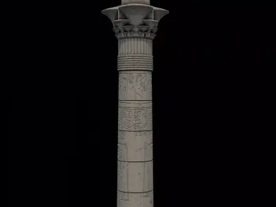 FloweringColumn1 3D model