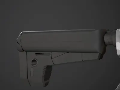 rec7 rifle Free 3D model
