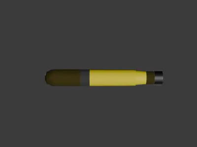 Stinger Launcher Low-poly 3D model