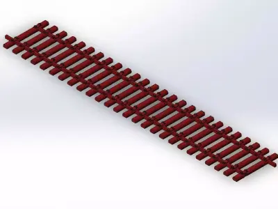 Sleepers for model railway track H0 Free 3D print model