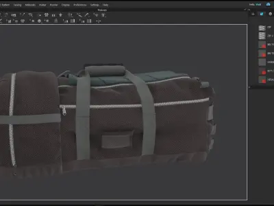 Tactical Bag 3 3D model